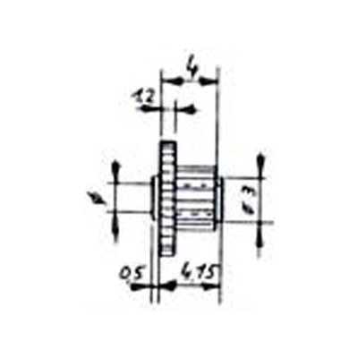 Weinert modellbau kolečko ozubené modul 0.4 9630 – Hledejceny.cz