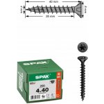 SPAX 1191040400403 šroub do dřeva 4 mm 40 mm T-STAR plus ocel Černý BLAX 200 ks – Hledejceny.cz