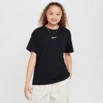 Nike Sportswear Essential Big Kids Girls T-Shirt 0197596847857 Černá – Zboží Dáma