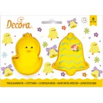 Decora Decora Sada velikonočních vykrajovátek - kuřátko a zvonek – Hledejceny.cz