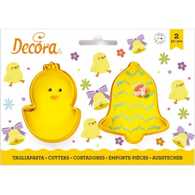 Decora Decora Sada velikonočních vykrajovátek - kuřátko a zvonek – Hledejceny.cz
