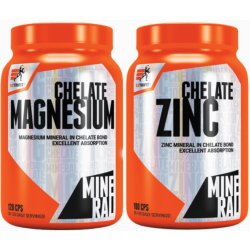 Extrifit Magnesium Chelate 120 kapslí + Zinc Chelate 100 kapslí