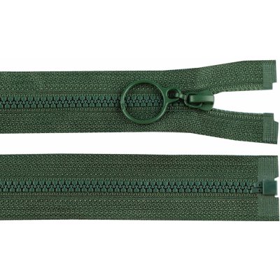 Prima-obchod Kostěný zip No 3 délka 30 cm s kroužkem, barva 273 zelená smrková – Hledejceny.cz