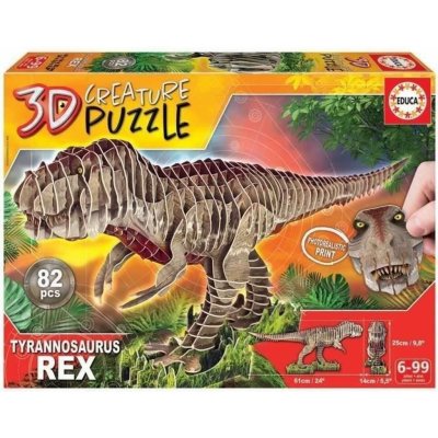Educa 3D puzzle dinosaurus Tyrannosaurus Rex 82 ks – Sleviste.cz