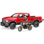 Bruder 2502 Terénní auto RAM + motocykl Scrambler Ducati Desert Sled s figurkou 1:16 – Zboží Mobilmania