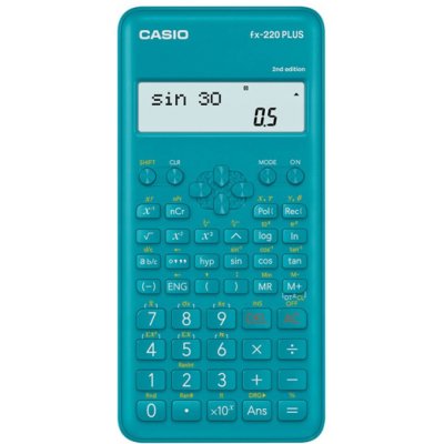 Casio Kalkulačka FX 220 PLUS 2E školní modrá – Hledejceny.cz