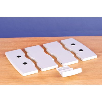 Vložené desky pro telefonní stojánky, šedá – Sleviste.cz