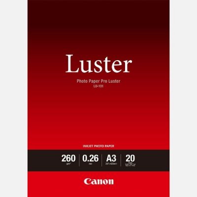 CANON LU-101 Luster, A3 fotopapír, 20 ks, 260g/ m 6211B007 – Sleviste.cz