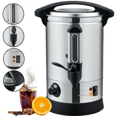 JUSKYS Nerezový vařič Teramo 51007 na svařené víno 1500 W 7 l konvice 42 x 23 x 30 cm - B item95585 4260565522140 – Zboží Dáma