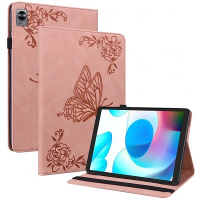 VSECHNONAMOBIL 43930 ART BUTTERFLY Zaklápěcí pouzdro Realme Pad Mini růžové – Zboží Živě