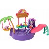 Panenka Mattel Enchantimals Sunshine Beach Muggie Monkey Pool Playset HTW73