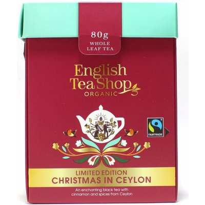 English Tea Shop sypaný čaj odměrka CHRISTMAS IN CEYLON XMAS 80 g – Zboží Mobilmania