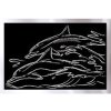 Škrábací  obrázek Škrabací obrázek stříbrný delfíni