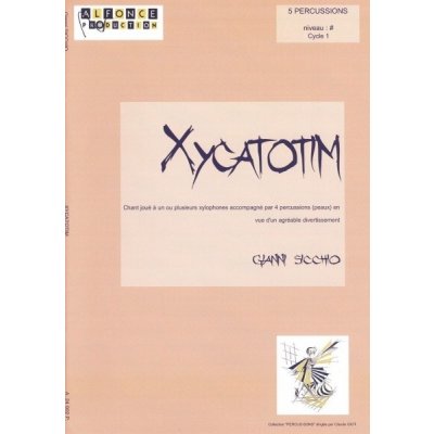 Xycatotim by Gianni Sicchio percussions quintet / skladba xylofon a čtyři bicí nástroje
