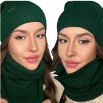 Fashionweek Dámská sada čepice + nákrčník S2917 Zelená – Hledejceny.cz