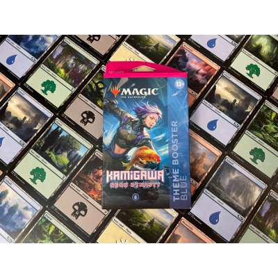 Wizards of the Coast Magic The Gathering: Kamigawa Neon Dynasty Theme Booster Blue – Zboží Mobilmania