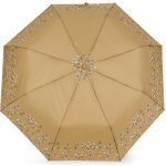 Dámský skládací vystřelovací deštník 5 béžová tm. – Sleviste.cz