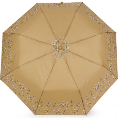 Dámský skládací vystřelovací deštník 5 béžová tm. – Sleviste.cz
