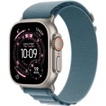 Apple Watch Ultra 3 (2025) 49mm Přírodní titan se světle modrým alpským tahem M MEWM4QC/A – Zboží Živě