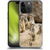 Pouzdro a kryt na mobilní telefon Apple Pouzdro Head Case Apple iPhone 15 Pro DIVOČINA – SURIKATY