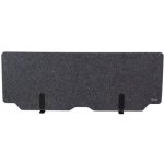 Manutan stolový paraván Expert volně stojící tmavě šedá 150 x 48 cm – Zbozi.Blesk.cz