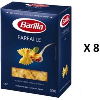 Barilla Farfalle Nr. 265 8 x 0,5 kg – Zboží Mobilmania