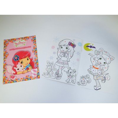 RAPPA Omalovánka A5 Strawberry Maluj podle barevných teček – Zboží Dáma