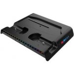 iPega P5S006 Multifunkční Nabíjecí RGB Stojan s Chlazením PS5 Slim White – Zboží Živě