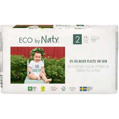 Eco by Naty 2 od 3 do 6 kg 33 ks