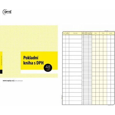 Optys 1011 Pokladní kniha s DPH – Zbozi.Blesk.cz