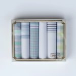 Ëtex Dámské látkové kapesníky VASSINI - 6 kusů modrá světlá – Zboží Mobilmania