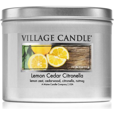 Village Candle Lemon Cedar Citronella 311 g – Zboží Mobilmania