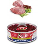 N&D Cat QUINOA Adult Weight Manamegent Lamb & Brocolli 80 g – Zboží Mobilmania