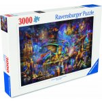 RAVENSBURGER Kouzelná knihovna 3000 dílků – Zboží Mobilmania