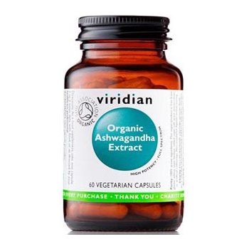 Viridian Organic Ashwagandha extract 60 kapslí