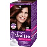 Schwarzkopf Perfect Mousse Permanent Color barva na vlasy 388 tmavě červenohnědý – Zboží Mobilmania