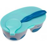 Akuku dvoukomorová miska se lžičkou 5907644003037 – Zboží Dáma