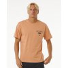 Pánské Tričko Rip Curl WETSUIT ICON TEE Clay