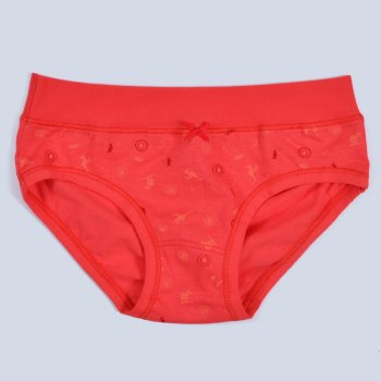 Pleas dívčí kalhotky Rio 165266-501 světle červená bílá