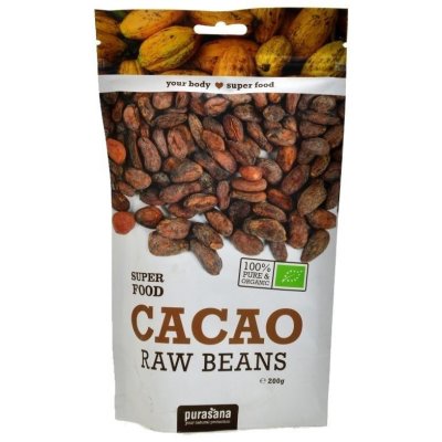 Purasana Cacao Beans BIO Kakaové boby 200 g – Hledejceny.cz