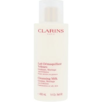 Clarins Cleansing Milk With Gentian čistící mléko pro smíšenou a mastnou pleť 400 ml