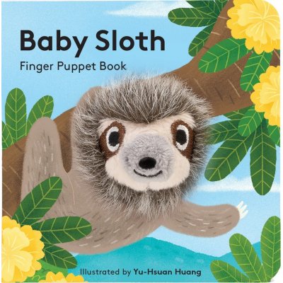 Baby Sloth: Finger Puppet Book: Finger Puppet Book for Toddlers and Babies, Baby Books for First Year, Animal Finger Puppets Chronicle BooksBoard Books – Zboží Mobilmania