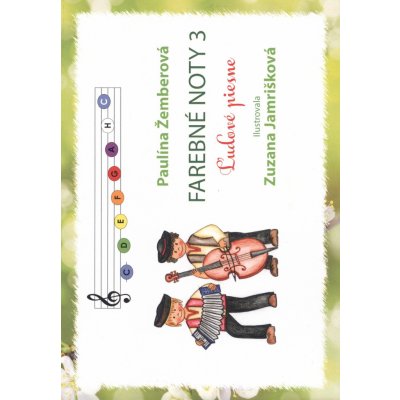 Barevné noty Farebné noty 3 Ludové piesne – Zboží Dáma