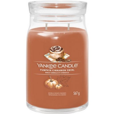 Yankee Candle Signature Pumpkin Cinnamon Swirl 567 g – Zbozi.Blesk.cz