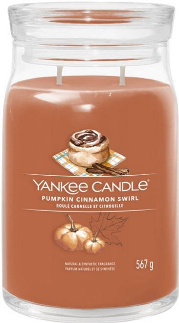 Yankee Candle Signature Pumpkin Cinnamon Swirl 567 g