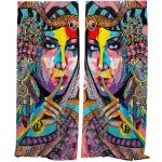 IMPAR Závěsy Indiánka art (Rozměr : 140x250, Materiál: Interlock) – Hledejceny.cz
