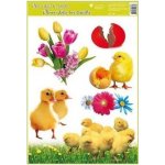 Okenní fólie velikonoční živá kuřátka 42x30cm – Hledejceny.cz