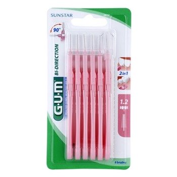 GUM Bi-Direction mezizubní kartáčky 1,2 mm 6 ks