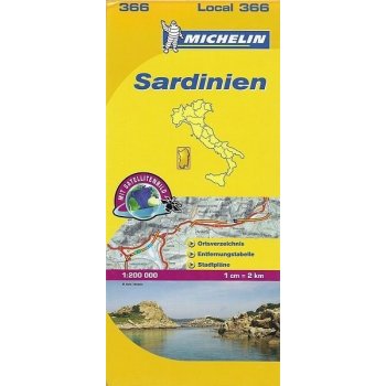 Sardinie č. 366 mapa