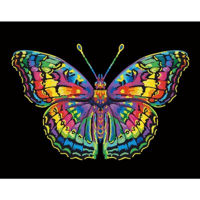 DIAMOND DOTZ Neon Motýl 45,70 x 35,50 cm – Hledejceny.cz